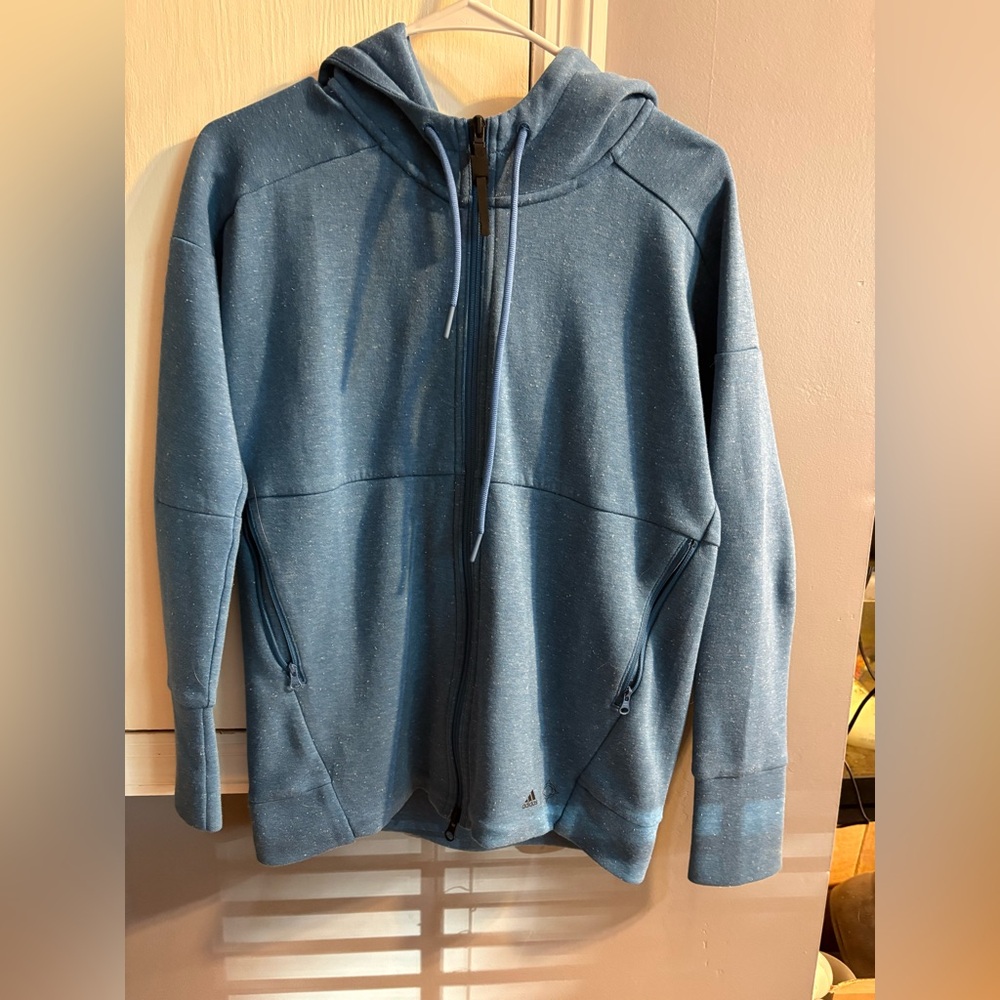 Adidas Wanderlust Marled Full Zipper Hoodie Sweatshirt